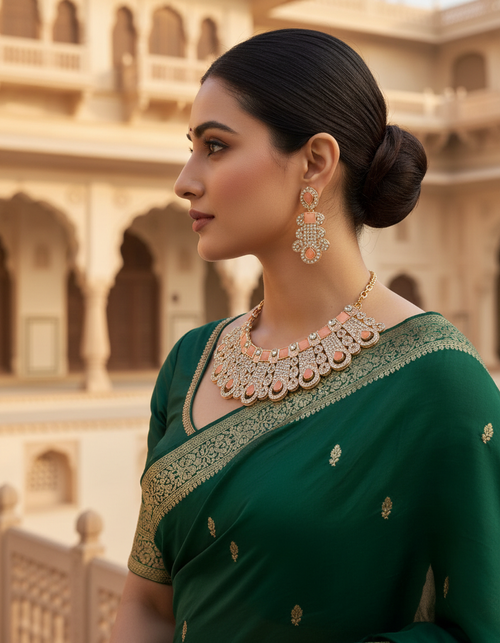 Blush Royale Statement Necklace Set