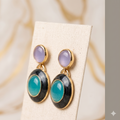 Royal Kundan Chandbali Drop Earrings