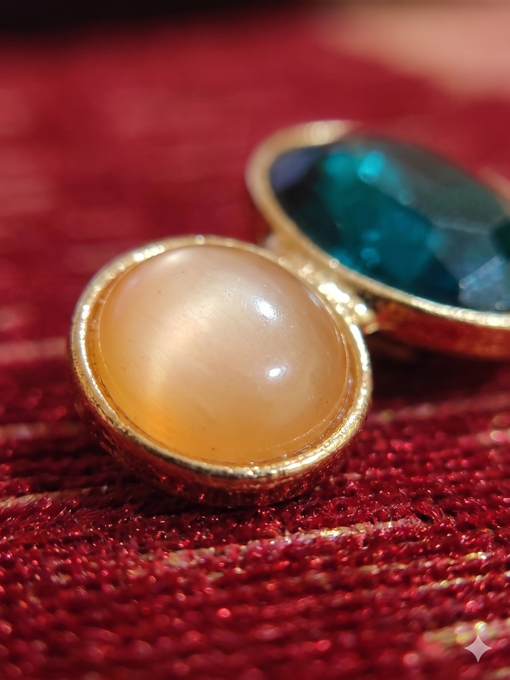 Empress Pearl & Polki Gold-Tone Drop Earrings