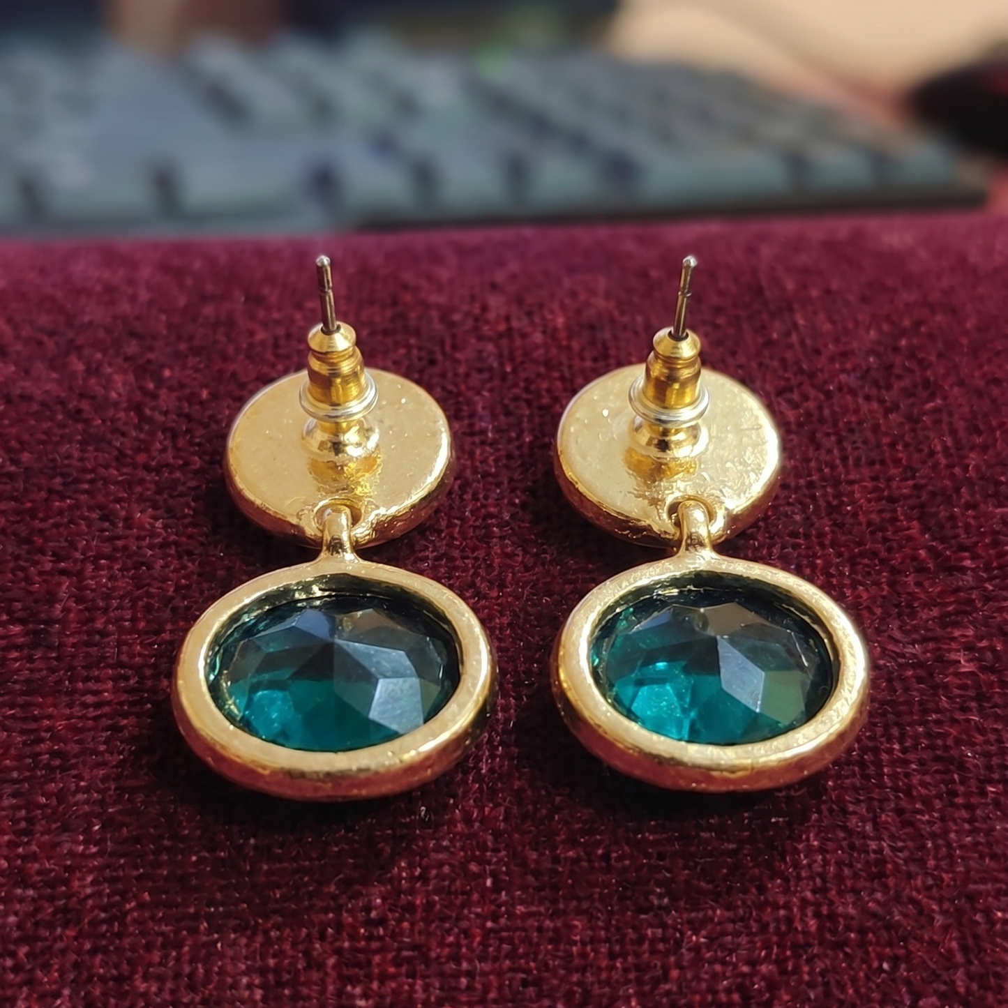 Empress Pearl & Polki Gold-Tone Drop Earrings