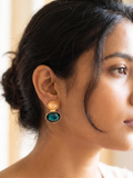 Empress Pearl & Polki Gold-Tone Drop Earrings