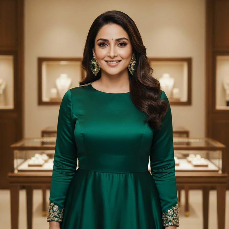 Emerald Court Stud Earrings